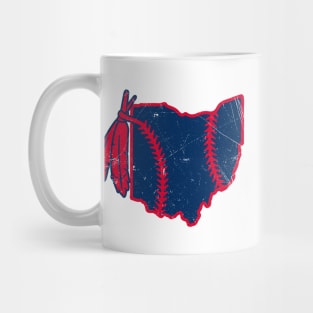 Ohio Baseball - White Mug